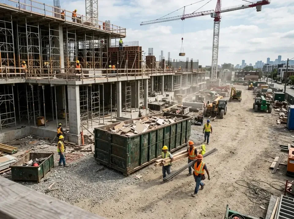 commercial-construction-site-w-002 — frequently asked questions, Low Cost Construction Dumpster Rental in Perth Amboy, NJ